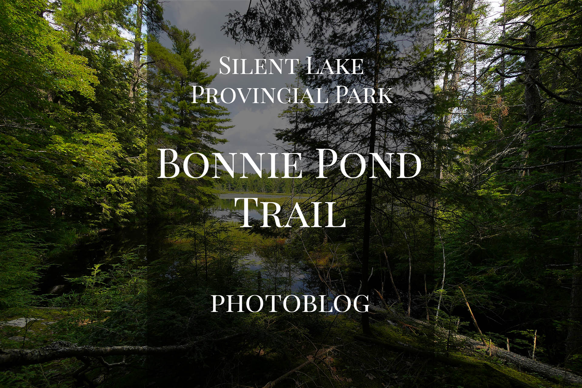 Lost hiking on Bonnie’s Pond Trail – Silent Lake Provincial Park