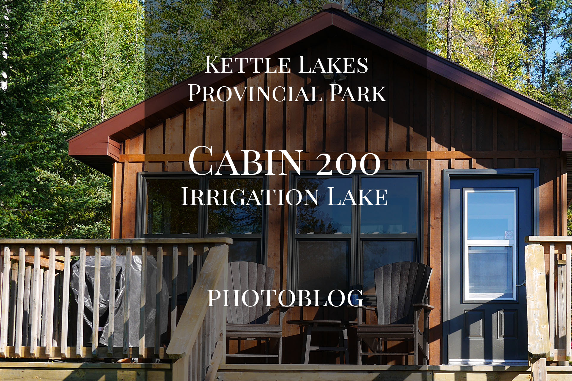 Tour Cabin 200 on Irrigation Lake – Kettle Lakes Provincial Park